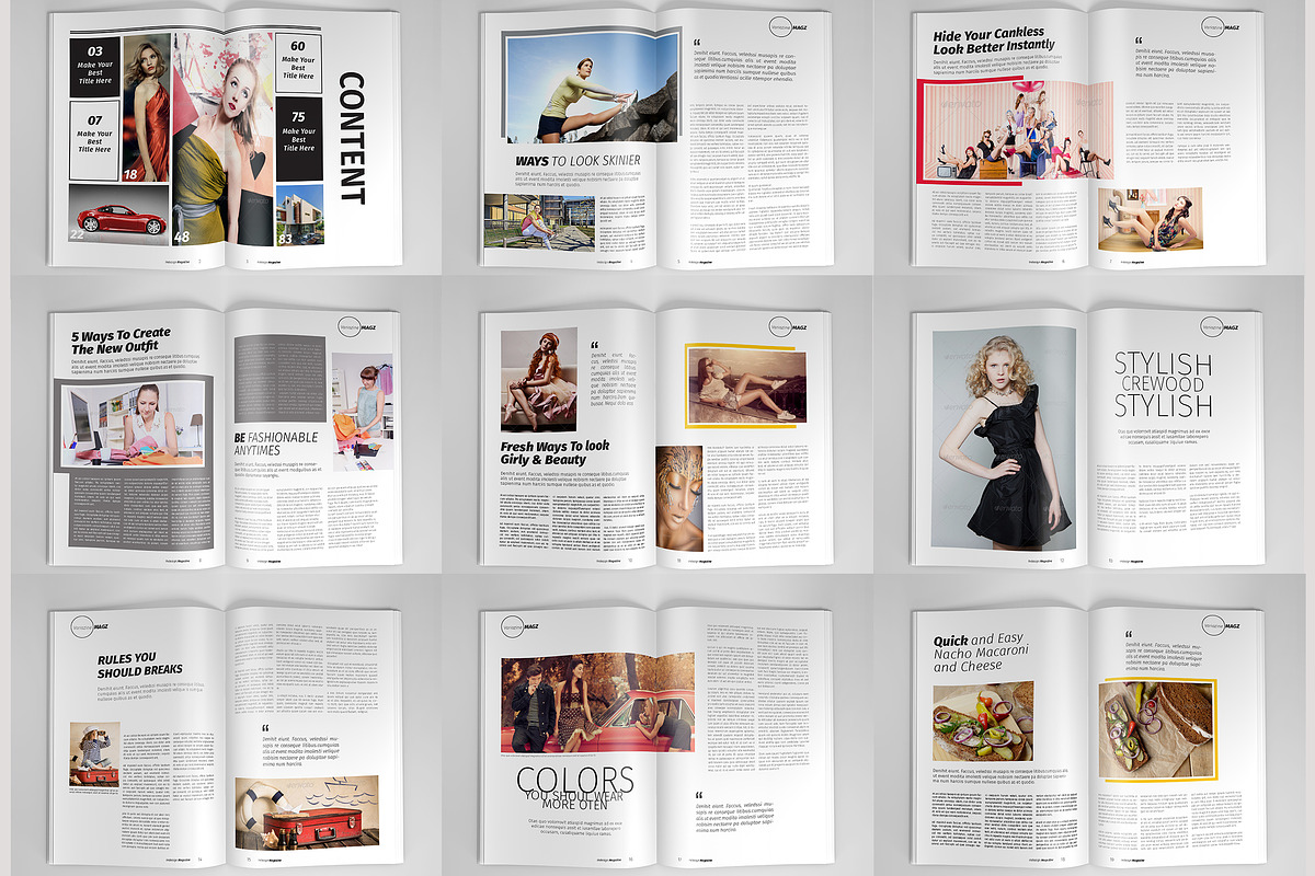 Freshmagz Magazine Template, a Magazine Template by DesignCorner (Photo 2 of 4)