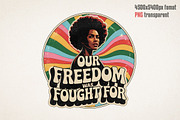 Juneteenth Retro Sublimation Bundle, an Object Graphic by GlitterCraft (Thumbnail 32 of 61)