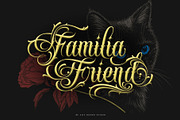 Handrid Familia Typeface, a Script Font by alit design (Thumbnail 4 of 20)