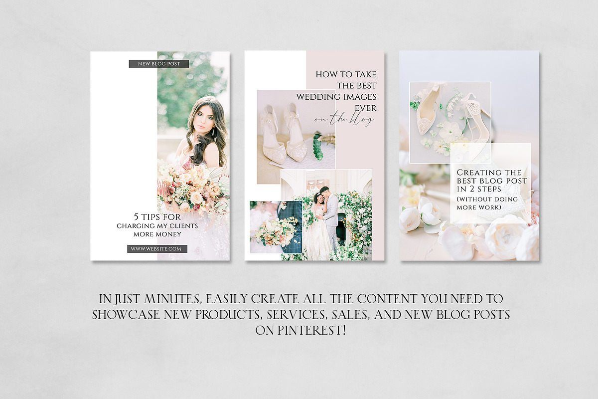 32 Pinterest Templates for Creatives, a Social Media Template by CreativeMavenCo. (Photo 4 of 7)