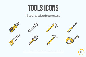 8 Tools Icons
