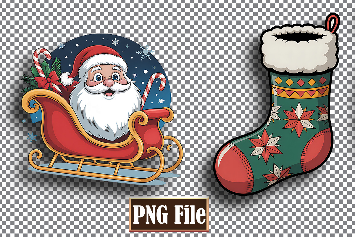 Chritmas Sublimation Bundle Png, a Seasonal Illustration by protabsorkar11 (Photo 6 of 9)