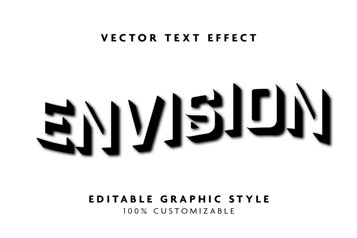 Sharp Shadow Bold Text Effect