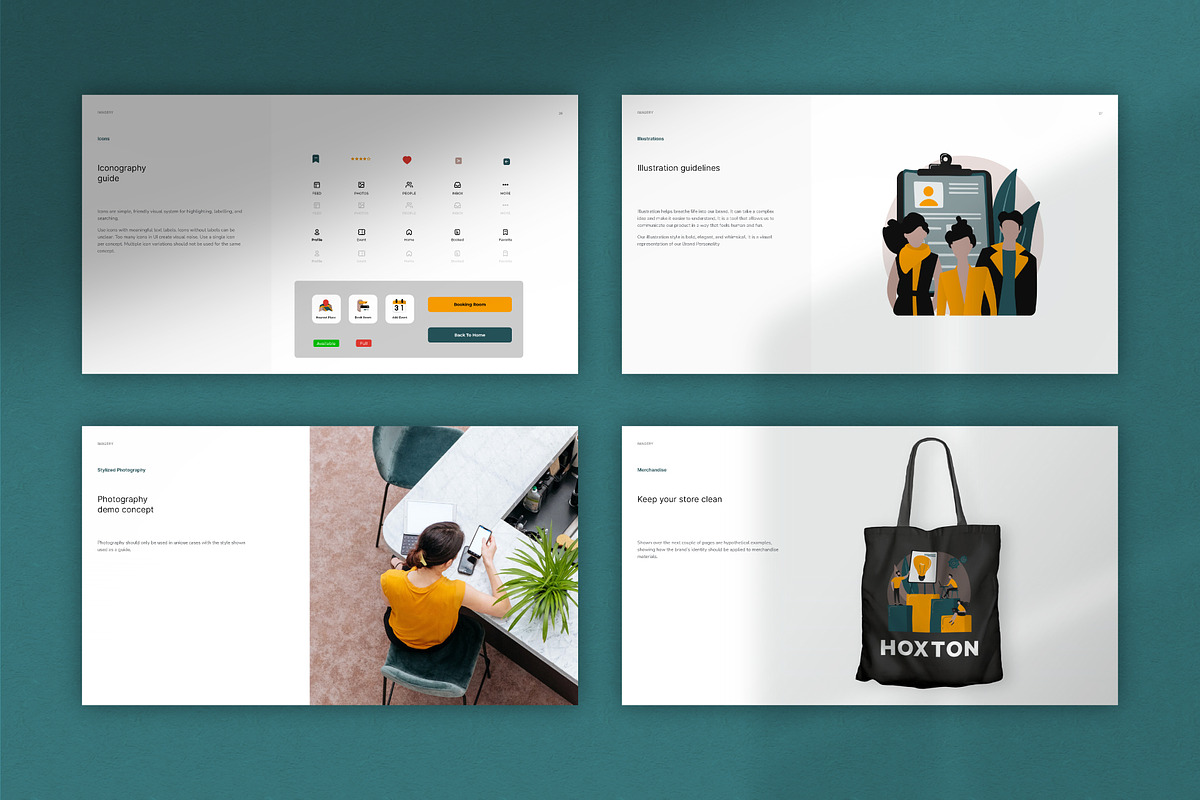 Hoxton Style Guide Template, a Presentation Template by Luxia (Photo 6 of 11)