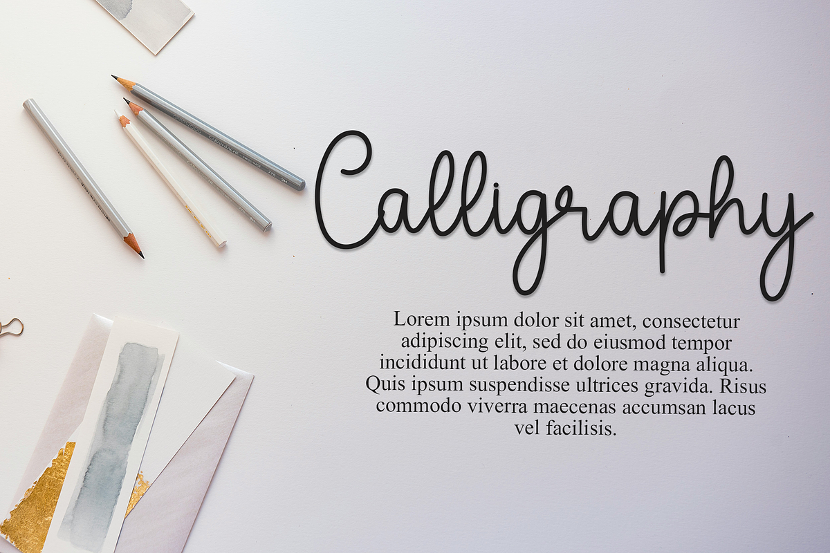 Sweety, a Script Font by FreshTypeINK (Photo 6 of 8)