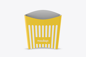 French Fries Box Mockup