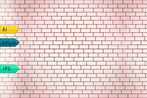 Brick Walls Seamless Vector Backdrop