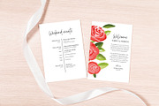 Rose Wedding Letter & Timeline Card, a Stationery Template by Beyond Muse (Thumbnail 2 of 4)