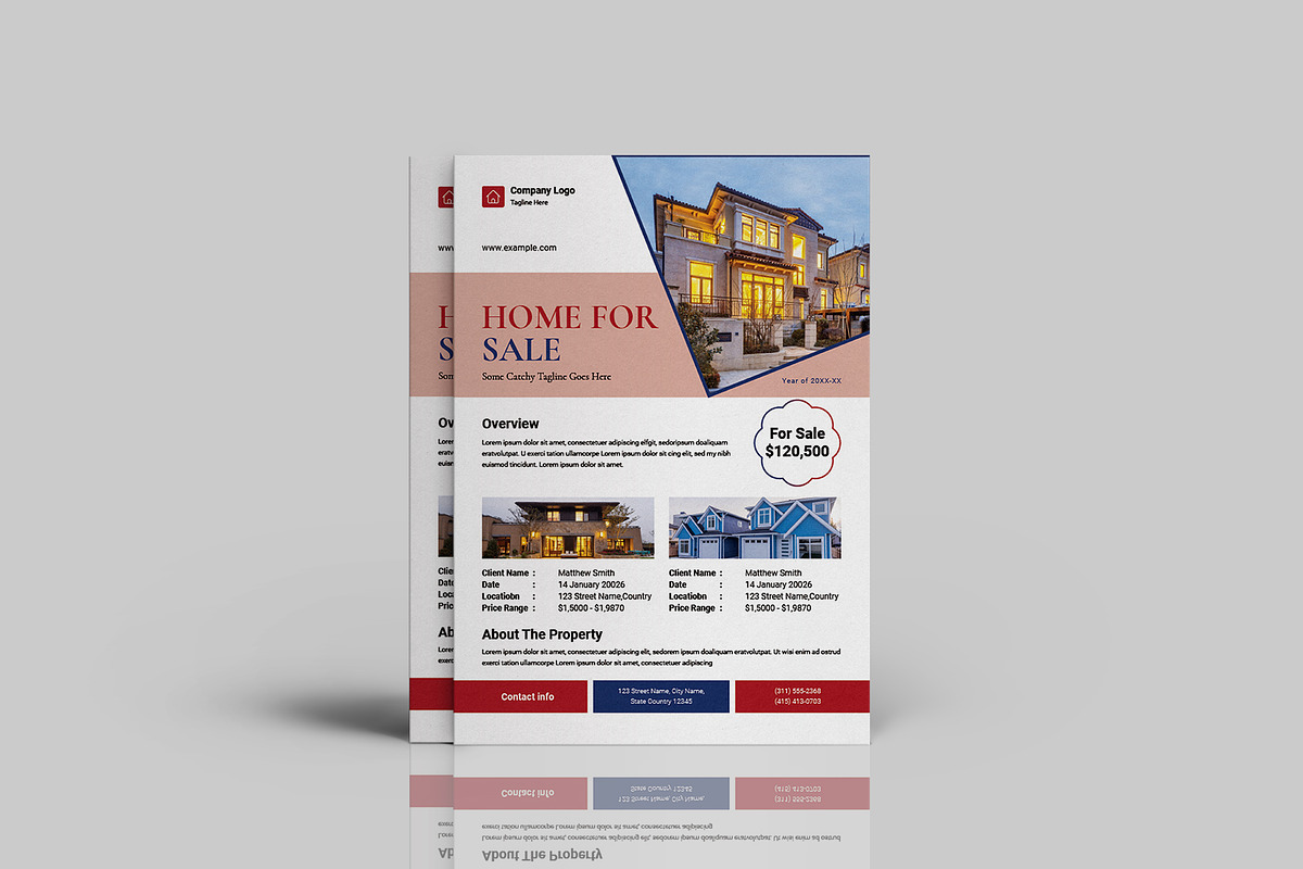 Real Estate Flyer Template, a Flyer Template by E-Type (Photo 3 of 3)
