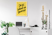 375+ Mockups ‒ Scandinavian Framing, a Print Template by Frisk Shop (Thumbnail 16 of 27)