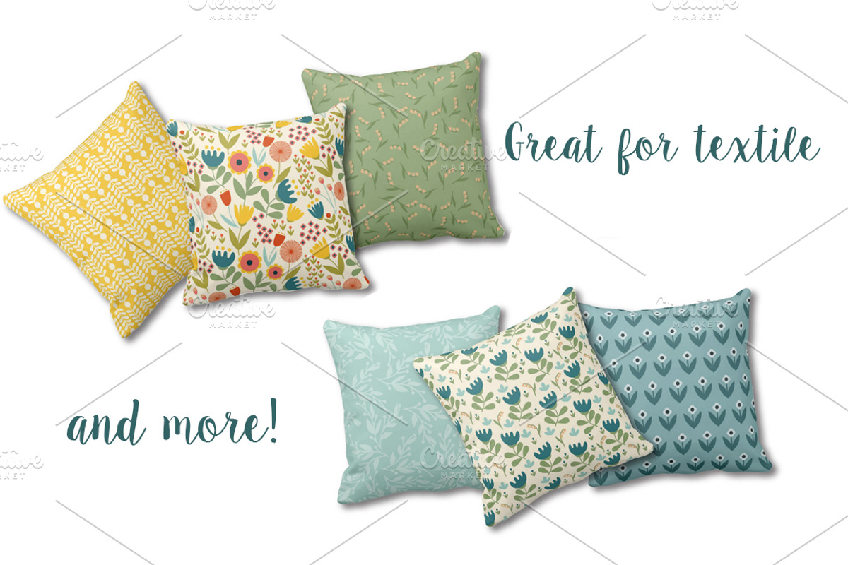Seamless Patterns Collection, a Pattern Graphic by Bang Bang Bureau (Photo 4 of 6)