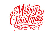 Merry Christmas hand lettering, an Illustration by Triple M Graphics (Thumbnail 3 of 5)