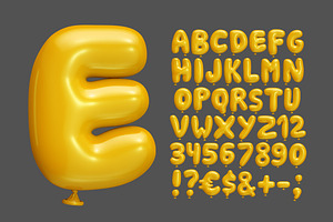 Yellow Balloon Font