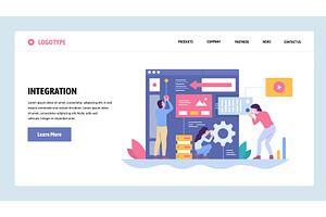 Vector Web Site Gradient Design