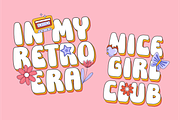 Dreaming Alphabet -Retro Groovy Font, a Sans Serif Font by Keithzo (Thumbnail 4 of 8)