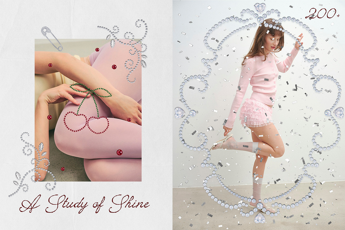 A Study of Shine Rhinestone Elements, an Object Graphic by Lidberia (Photo 1 of 15)