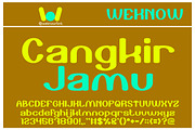 Play The Game font, a Font by weknow (Thumbnail 5 of 5)