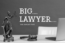 Big Lawyer - Modern Display Font