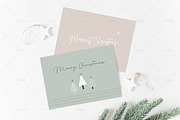 7x5 Christmas Card Mockup, P05, a Product Mockup by FOXIMIDesign (Thumbnail 3 of 5)