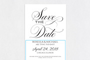 Save the Date Template SHR209, an Invitation Template by Shafura_Wedding (Thumbnail 4 of 5)