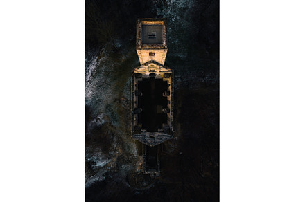Aerial view of old abandoned, an Architecture Photo by HalfPoint