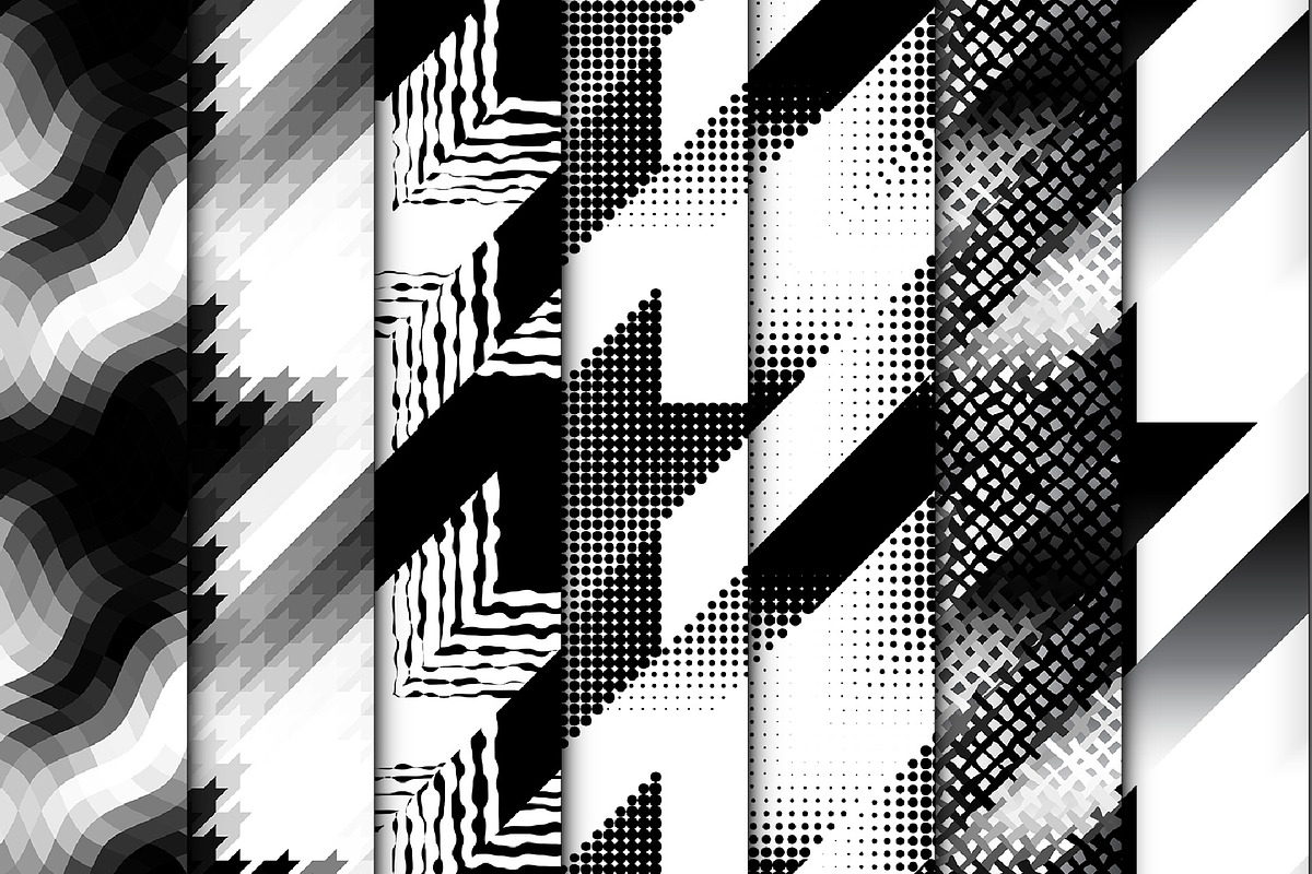 10 houndstooth patterns, a Pattern Graphic by tkdesign (Photo 1 of 11)