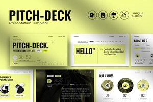 Minimal Pitch-Deck Presentation