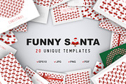 Funny Santa Concept, an Invitation Template by Alex Blogoodf (Thumbnail 1 of 8)