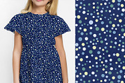 Deep blue polka dots pattern, a Decorative Illustration by DigitalArsiart (Thumbnail 5 of 6)