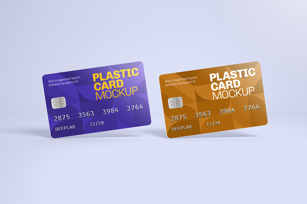 Plastic Card Mockup | Credit Card, a Print Template by Deeplab (Photo 26 of 26)