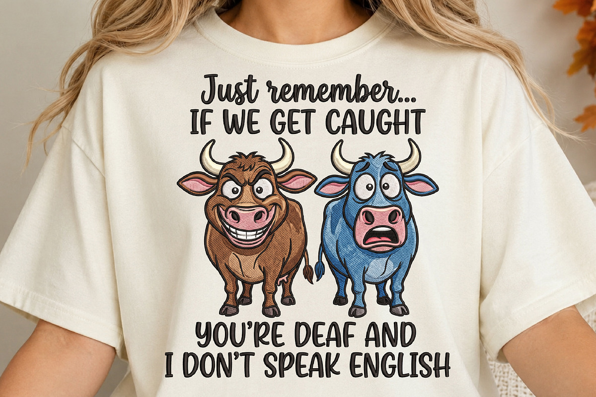 Funny Cow Partners In Crime PNG, an Object Illustration by DreamCafeArt (Photo 4 of 6)