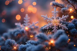 Snowflake Night Light Background, a Background Photo by h.utomo