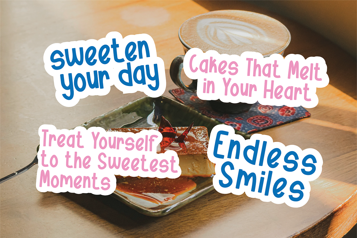 Putding - Playful Handwritten Font, a Handwritten Font by Berdansabersama (Photo 4 of 9)