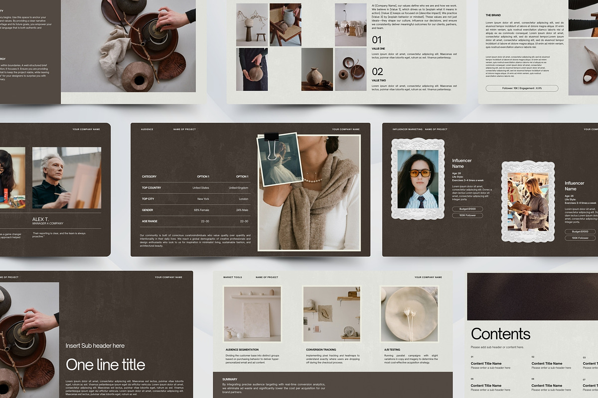 Marketing Research Presentation Deck, a Presentation Template by Pani Temp. (Photo 13 of 14)