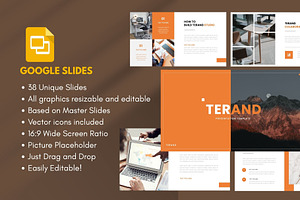 TERAND Business Google Slide, a Presentation Template by Rizki Herdian