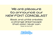 Comicblast, a Font by Kustomtype (Thumbnail 5 of 10)