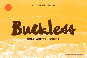 Buckless Script, a Script Font by Any-Type® Foundry