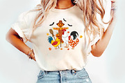 Halloween Chicken Png,Halloween Png, an Illustration by Watercolor design (Thumbnail 3 of 3)