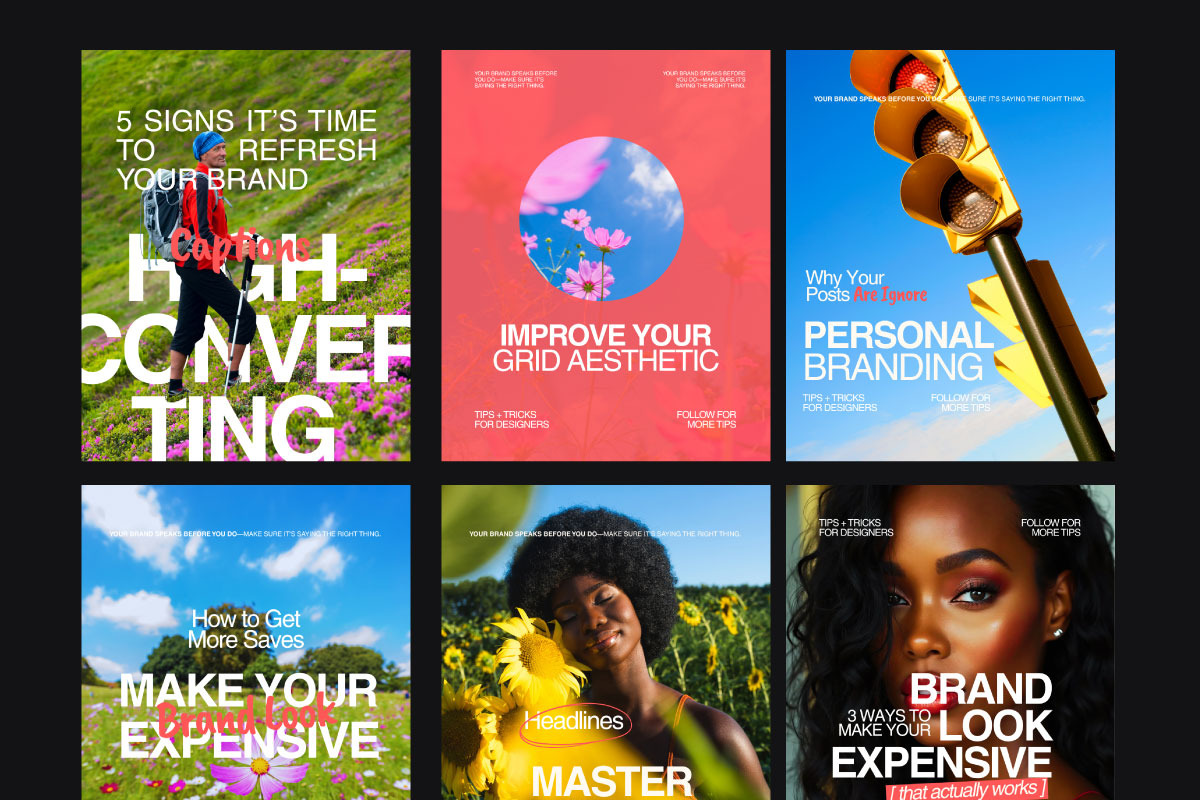 SOBER / Social Media KIT Canva, a Social Media Template by Antelope Studio (Photo 6 of 7)
