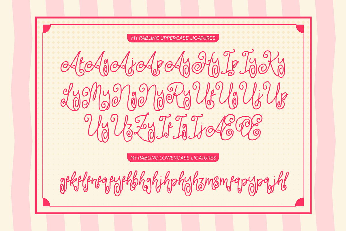 My Rabling - Whimsical Pixel, a Handwritten Font by executypeStudio (Photo 10 of 10)