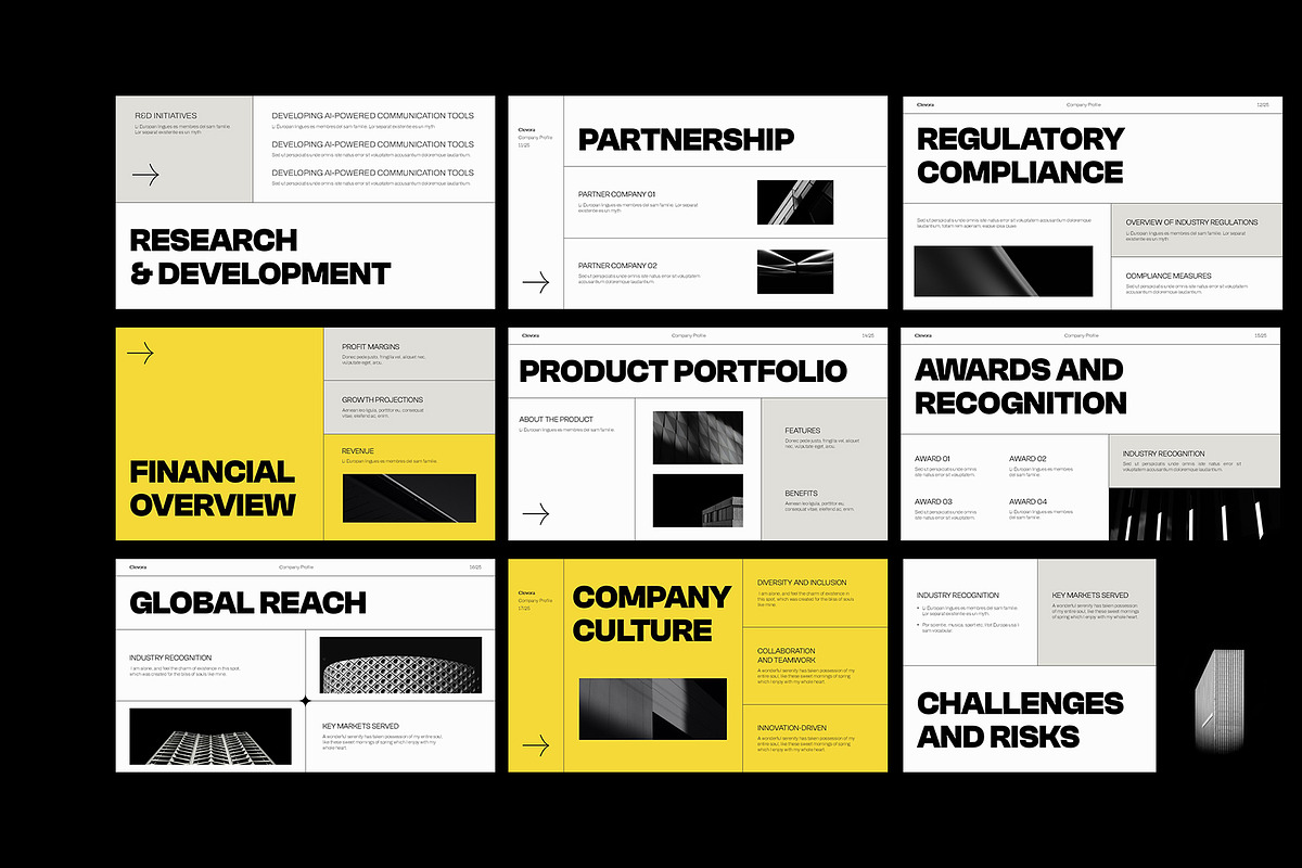 Clevora Company Profile GoogleSlide preview 3