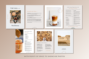 Autumn Canva Cookbook Template