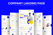 Ecommerce Landing Page, an UI Kit Template by CreativeShaper (Thumbnail 1 of 6)