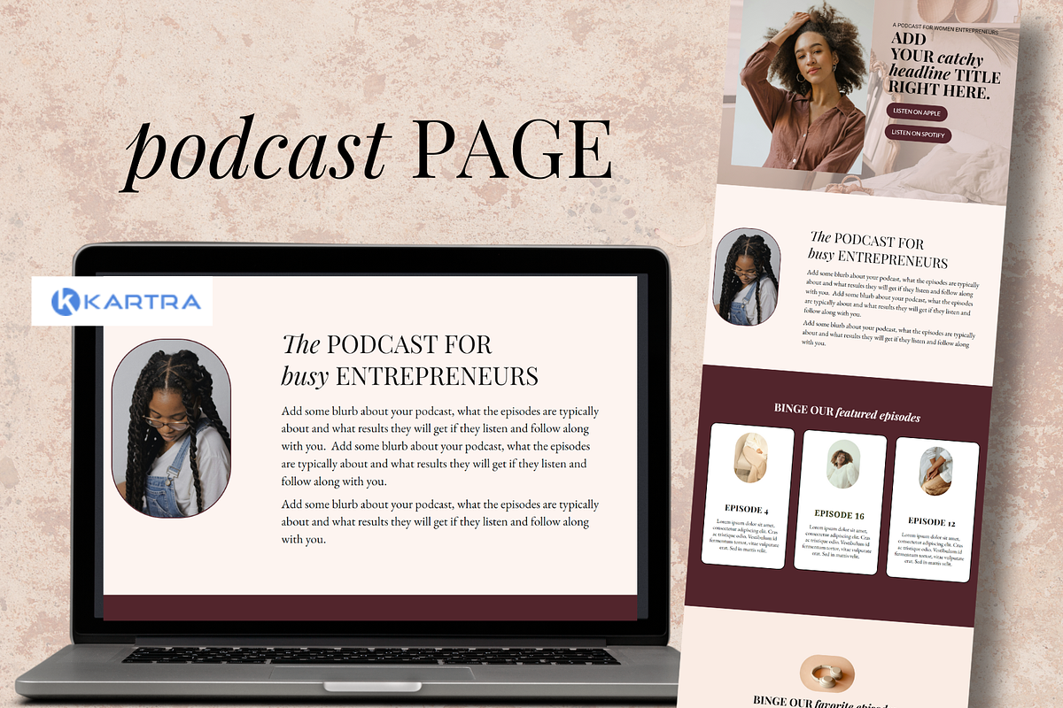 Kartra Sales Page + Website (Sonoma), a Landing Page Template by Solana Creative Co. (Photo 3 of 11)
