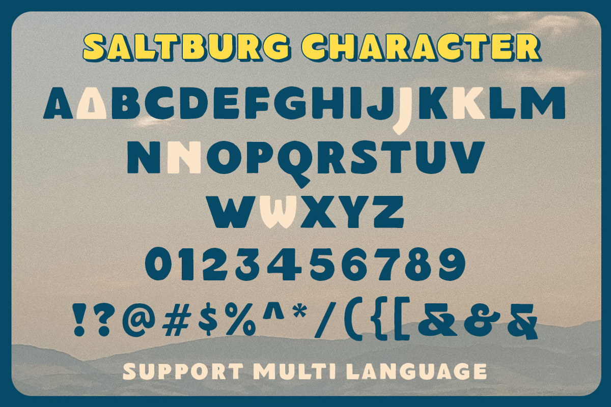 Saltburg - Organic Sans Serif, a Font by Letterhend Studio (Photo 6 of 6)