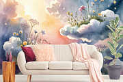 Blooming Clouds, a Background Graphic by Curve Design (Thumbnail 7 of 7)