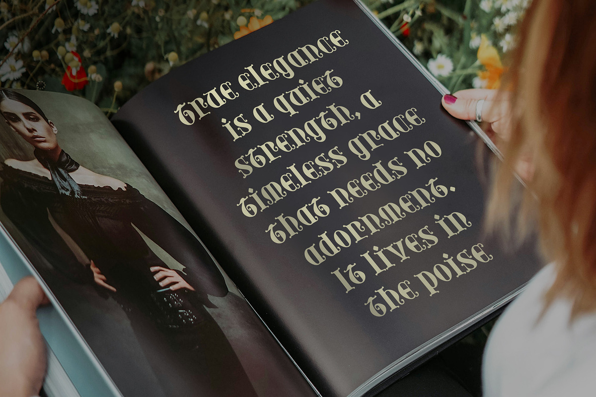 CS Emory – Gothic Uncial Font, a Sans Serif Font by Craft Supply Co. (Photo 3 of 8)