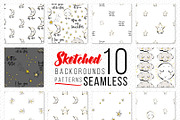 Goodnight Kid Elements & 70 Patterns, a Pattern Graphic by Sopelkin (Thumbnail 4 of 10)