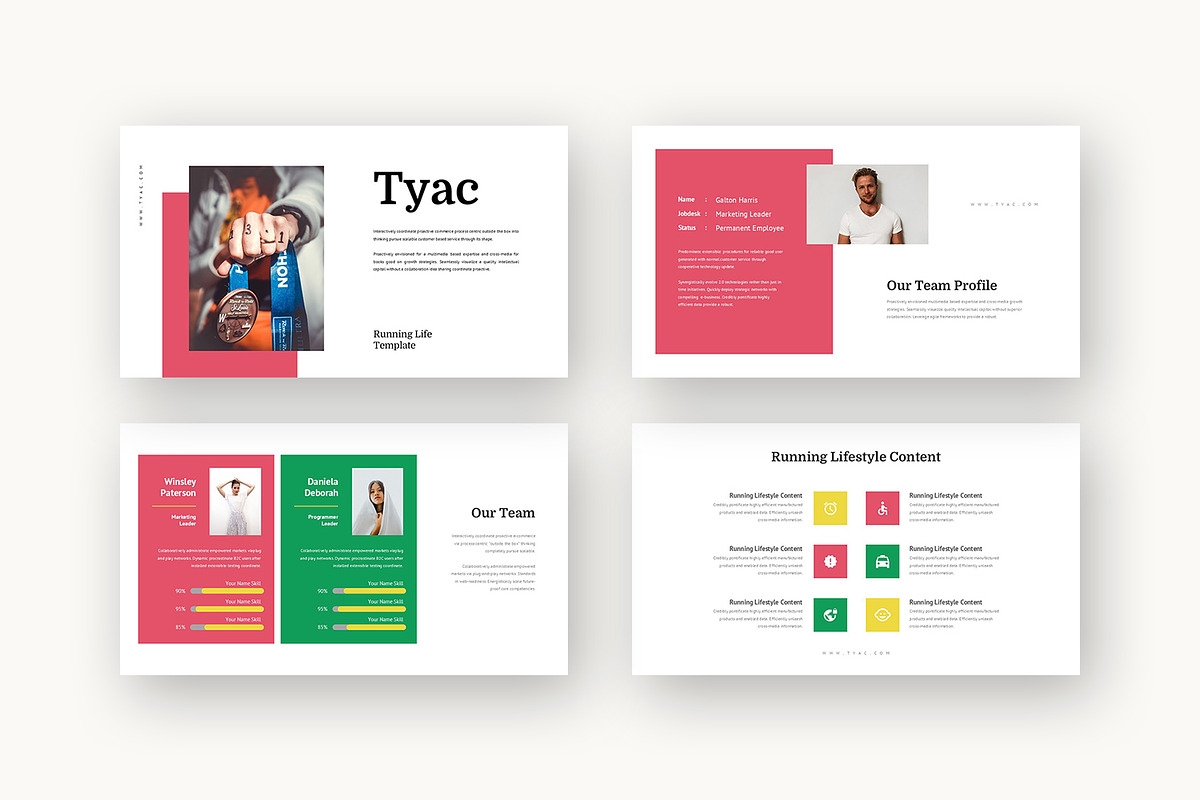 Tyac : Running Life Google Slides, a Presentation Template by Punkl Camp (Photo 2 of 16)