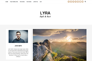 Lyra - WordPress Blog Theme 50% Off